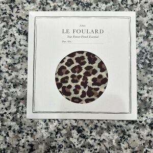 Sezane Leopard Print Scarf